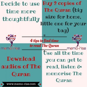 4 tips to find time to read The Quran